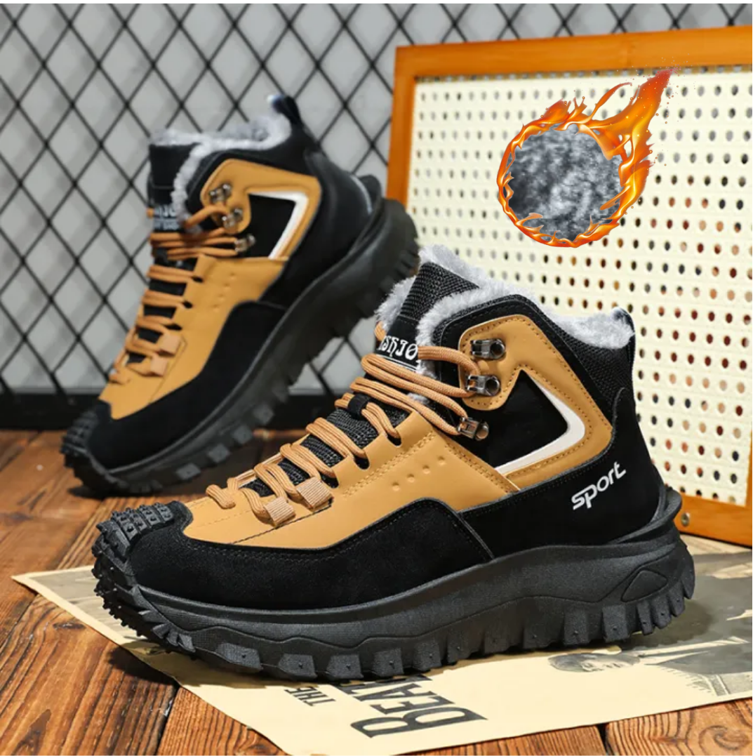 (⏰Limited Time Sale 70% OFF) Men's Outdoor Hiking Boots Work Boots Snow Boots- Waterproof, Non-Slip, Puncture-Proof And Smash-Proof; Correct Arch Support And Wide Toe - Suitable For Daily Wear And Outdoor Adventures