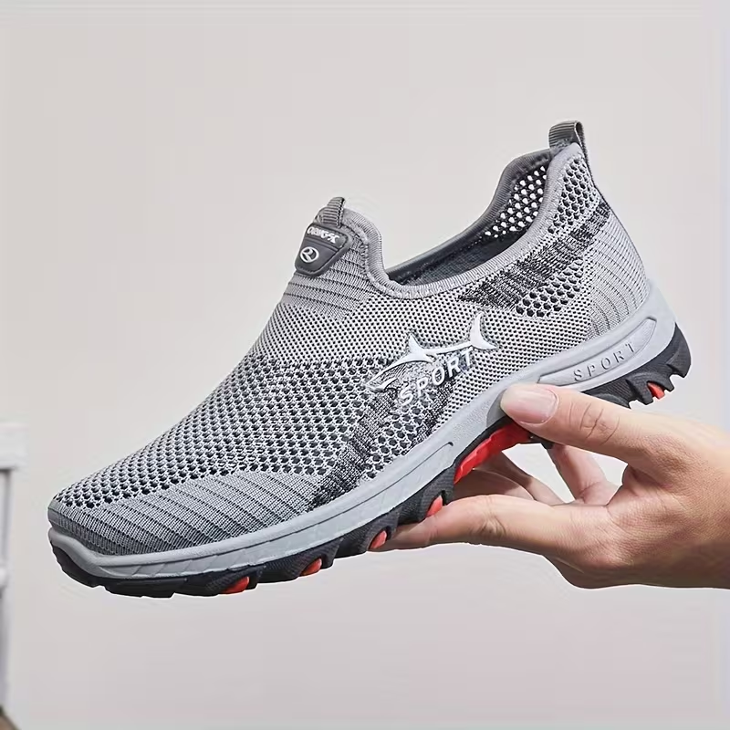 Men’s New Breathable Ergonomic Walking Shoes– Soft Inner Lining, Flexible Fit & Slip-Resistant Sole