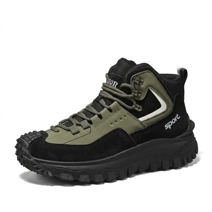 (⏰LAST DAY-70% OFF💥)Men's Outdoor Hiking Boots - Waterproof, Non-Slip, Puncture-Proof And Smash-Proof; Correct Arch Support And Wide Toe - Suitable For Daily Wear And Outdoor Adventures