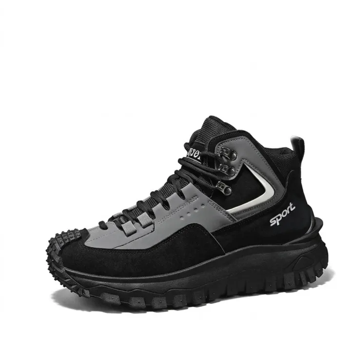 (⏰Limited Time Sale 70% OFF) Men's Outdoor Hiking Boots Work Boots Snow Boots- Waterproof, Non-Slip, Puncture-Proof And Smash-Proof; Correct Arch Support And Wide Toe - Suitable For Daily Wear And Outdoor Adventures