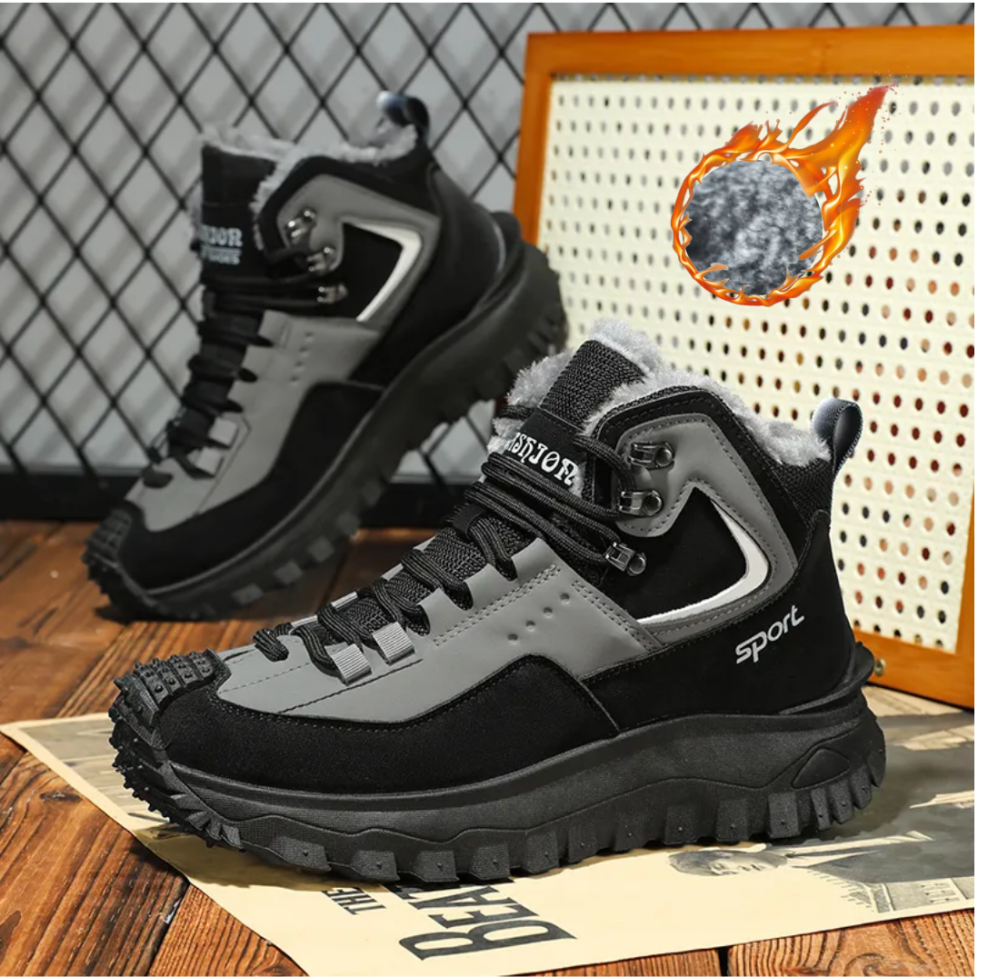 (⏰Limited Time Sale 70% OFF) Men's Outdoor Hiking Boots Work Boots Snow Boots- Waterproof, Non-Slip, Puncture-Proof And Smash-Proof; Correct Arch Support And Wide Toe - Suitable For Daily Wear And Outdoor Adventures