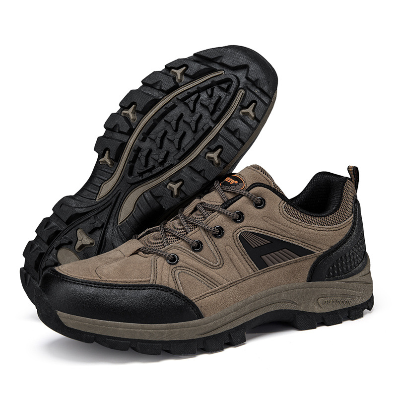 (⏰Limited Time Sale 70% OFF) Men's Outdoor Hiking Shoes - Wide Toe, Arch Support, Waterproof, Anti-Slip, Anti-Puncture, Anti-Smash, Light Hiking and Daily Work