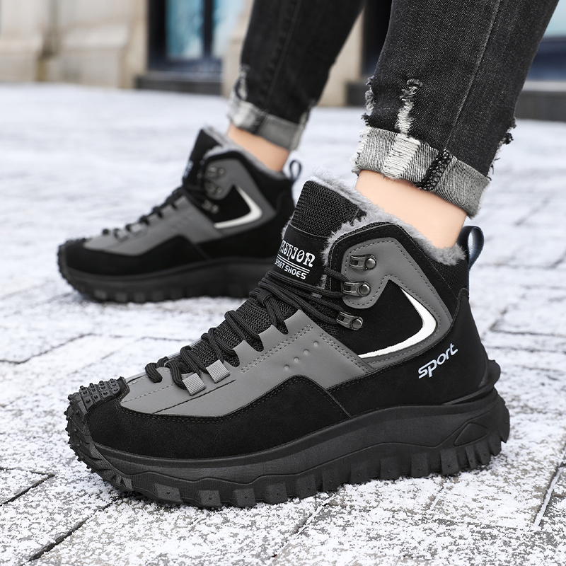 (⏰Limited Time Sale 70% OFF) Men's Outdoor Hiking Boots Work Boots Snow Boots- Waterproof, Non-Slip, Puncture-Proof And Smash-Proof; Correct Arch Support And Wide Toe - Suitable For Daily Wear And Outdoor Adventures