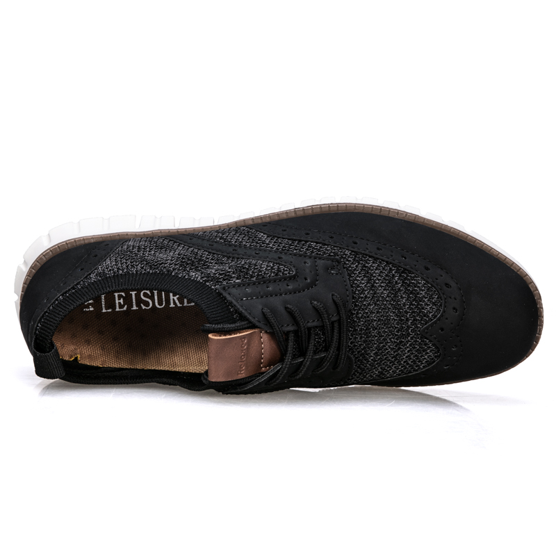 (⏰HOT SALE 50% OFF 🛒) - Men's Premium Orthopedic Mesh Oxfords | Lace-Up Casual Dress Sneakers with Arch Support & All-Day Comfort