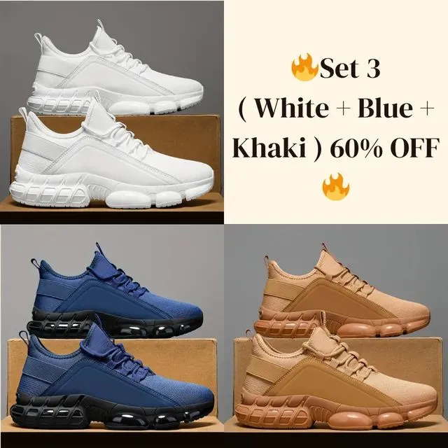 Men's Lightweight Breathable Low-Top Running Shoes