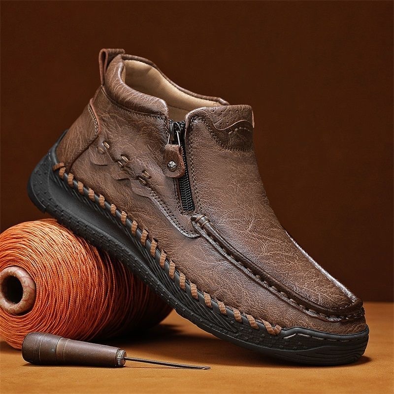 ⏰Last Day! 45% OFF 🔥shoeeszone® Men's Handmade Genuine Leather Orthopedic Boots