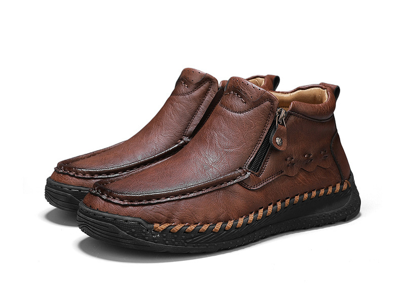 ⏰Last Day! 45% OFF 🔥shoeeszone® Men's Handmade Genuine Leather Orthopedic Boots
