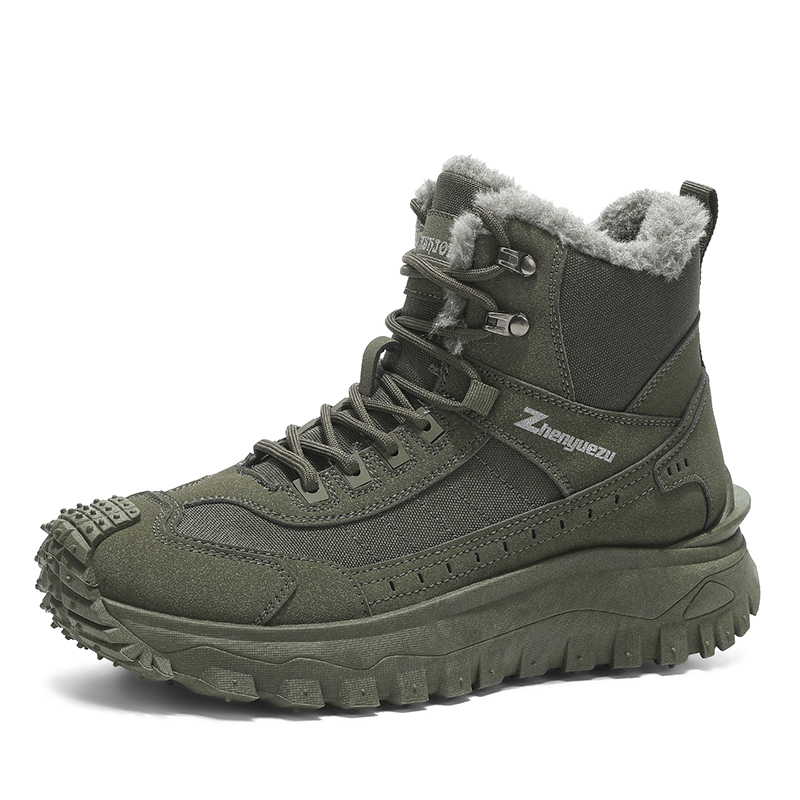 (⏰Limited Time Sale 70% OFF) Men's Outdoor Warm Hiking Boots/Work Boots - Waterproof, Slip-resistant, Puncture-resistant, Impact-resistant; Proper Arch Support and Wide Toe - Suitable for Everyday Wear and Outdoor Adventures
