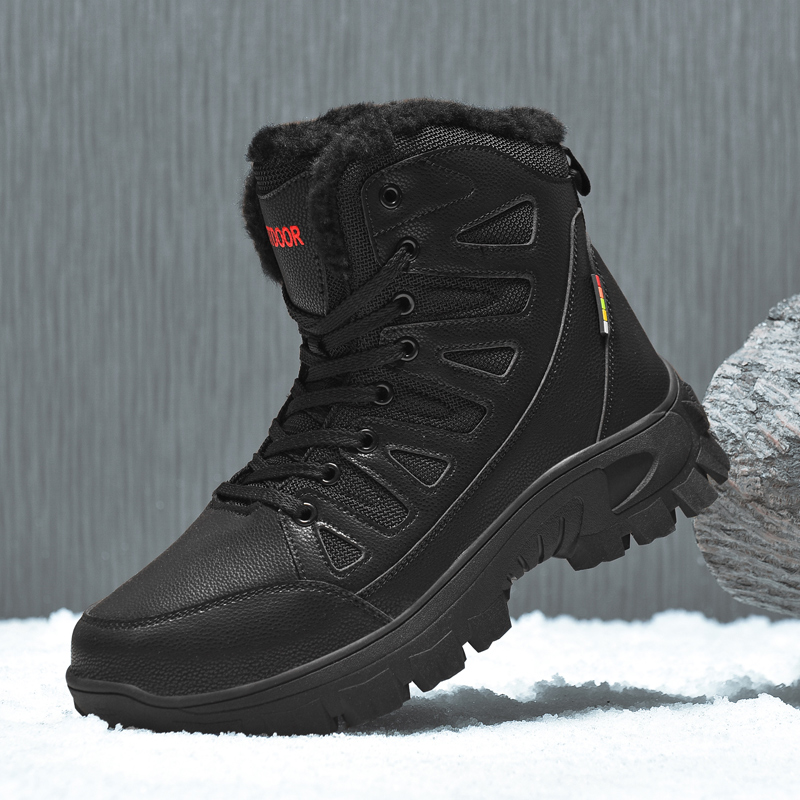 (⏰Limited Time 70% OFF🛒) Men Combat Boots Waterproof Non-Slip Hiking Boots Anti-Puncture Anti-Sprain Work Boots