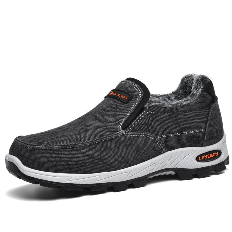 ⏰Limited Time Sale 70% OFF -Men’s Fleece-Lined Orthopedic Slip-On Sneakers — Waterproof, Slip-Resistant, Arch Support, Wide Toe Box; Ideal for Daily Commutes, Long-Distance Travel & Outdoor Walking