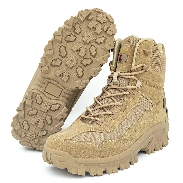 (🎁Free Socks Giveaway🧦) Mens Orthopedic Support Anti-Puncture Work Boots Waterproof Anti-Sprain Hiking Boots