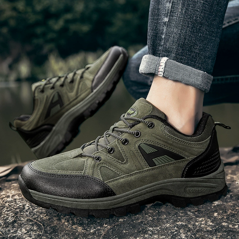 (⏰Limited Time Sale 70% OFF) Men's Outdoor Hiking Shoes - Wide Toe, Arch Support, Waterproof, Anti-Slip, Anti-Puncture, Anti-Smash, Light Hiking and Daily Work