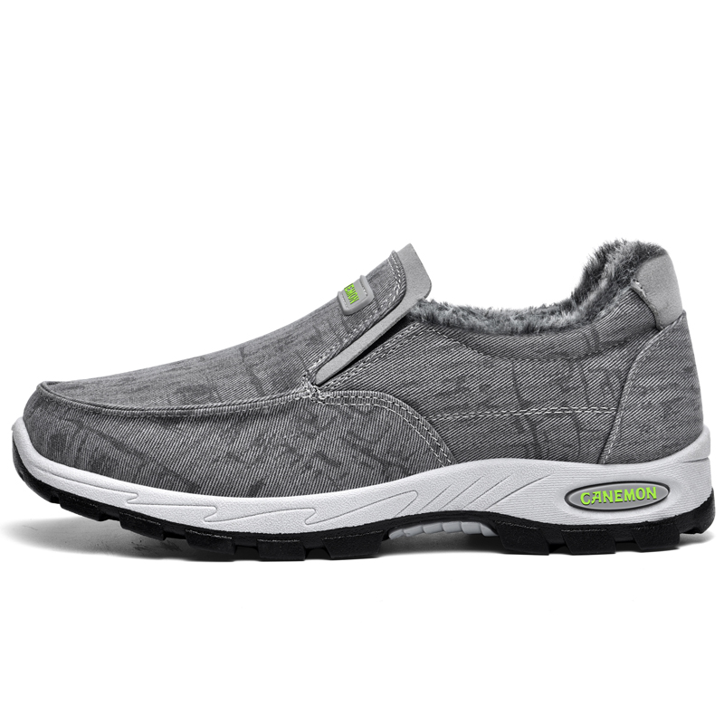 ⏰Limited Time Sale 70% OFF -Men’s Fleece-Lined Orthopedic Slip-On Sneakers — Waterproof, Slip-Resistant, Arch Support, Wide Toe Box; Ideal for Daily Commutes, Long-Distance Travel & Outdoor Walking