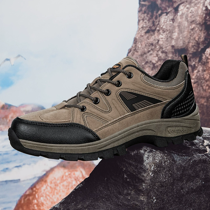(⏰Limited Time Sale 70% OFF) Men's Outdoor Hiking Shoes - Wide Toe, Arch Support, Waterproof, Anti-Slip, Anti-Puncture, Anti-Smash, Light Hiking and Daily Work