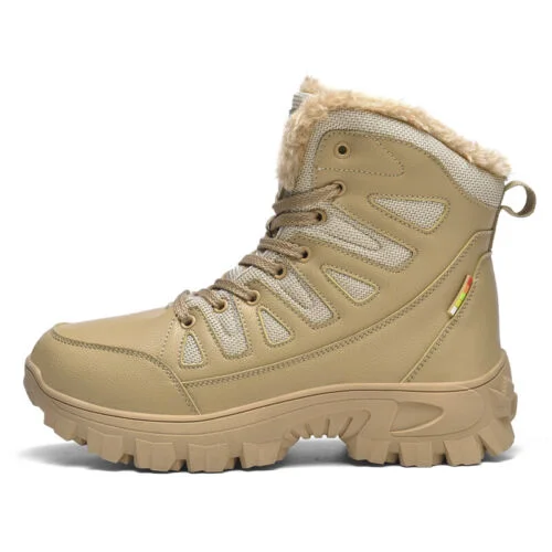 (⏰Clearance Sale - 70% OFF🔥)CushyGait Men Waterproof Anti-Sprain Hiking Boots Anti-Puncture Work Boots Motorcycle Boots