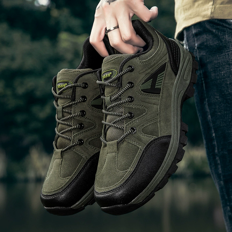 (⏰Limited Time Sale 70% OFF) Men's Outdoor Hiking Shoes - Wide Toe, Arch Support, Waterproof, Anti-Slip, Anti-Puncture, Anti-Smash, Light Hiking and Daily Work