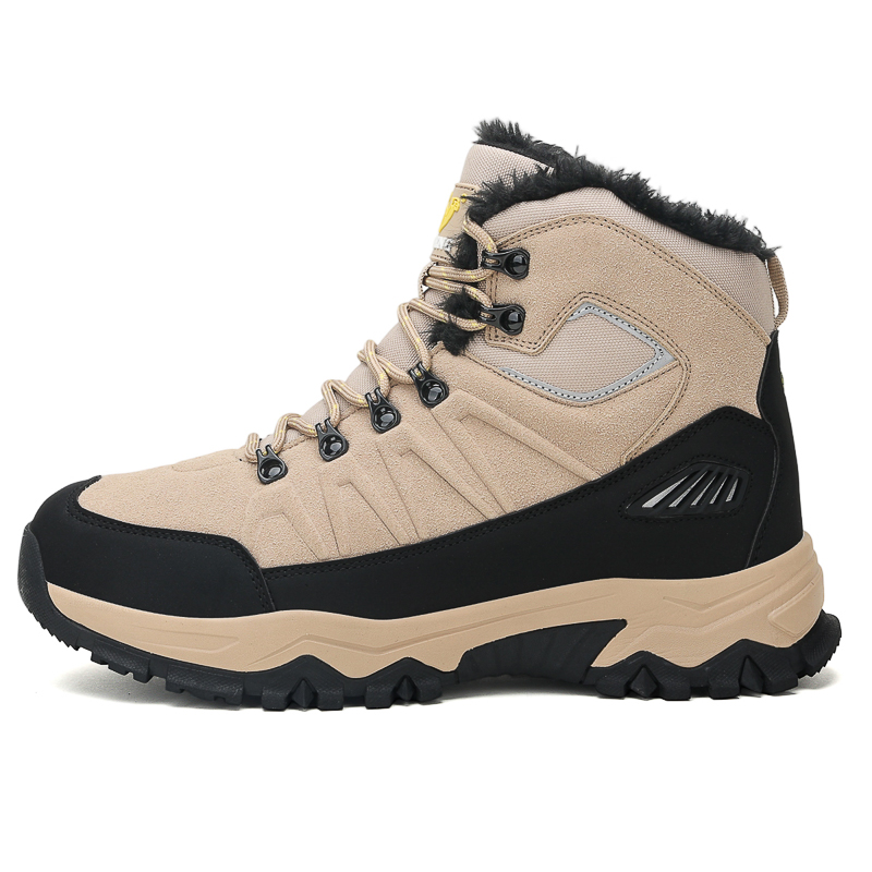 (🔥Limited-Time 70% OFF) Men's Warm Orthopedic Hiking Boots - Safe and Comfortable Warm Work Boots - Waterproof, Slip-Resistant, Lmpact-Resistant, Puncture-Resistant - Wide Toe Box, Arch support, Ankle Support
