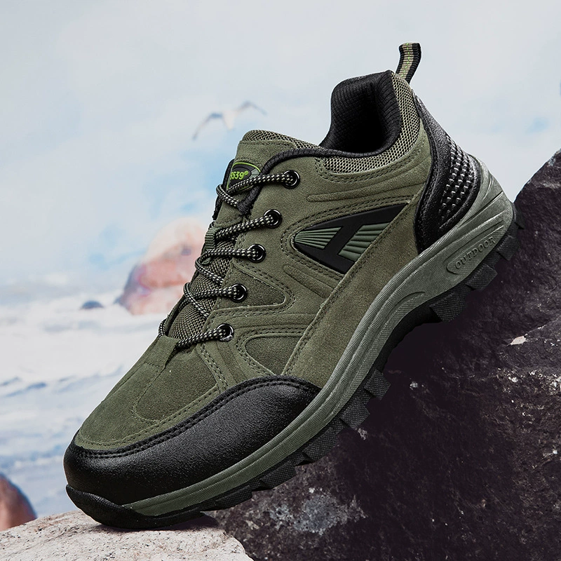 (⏰Limited Time Sale 70% OFF) Men's Outdoor Hiking Shoes - Wide Toe, Arch Support, Waterproof, Anti-Slip, Anti-Puncture, Anti-Smash, Light Hiking and Daily Work