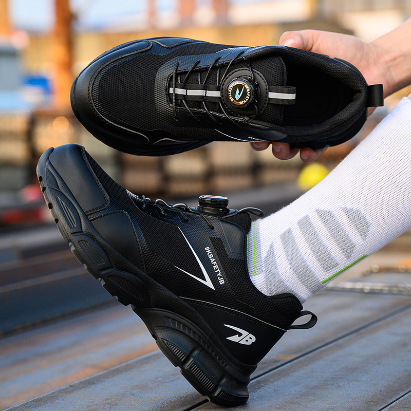 ⏰Limited Time Sale 70% OFF-Men's Safety Orthopedic Work Shoes-Waterproof, Non-Slip, Puncture and Smash Resistant, Wide Toe, Arch Support – Ideal for Daily Wear and Outdoor Adventures