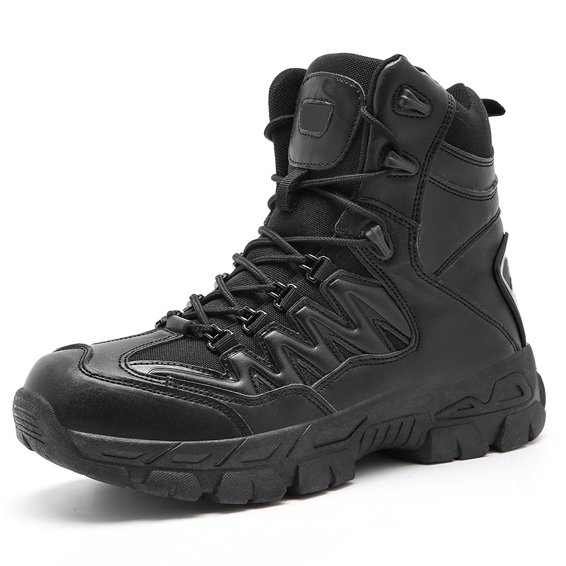 Men Outdoor Desert Tactical Combat Boots Waterproof Non-Slip Hiking Boots (Durability Upgrade)