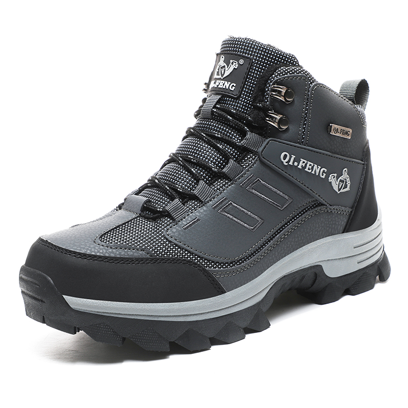 (⏰Limited Time Sale 70% OFF) Men's Orthopedic Hiking Boots - Safe and Comfortable Work Boots - Waterproof, Slip-resistant, Impact-resistant, and Puncture-resistant - Wide Toe, Arch Support, and Ankle Support - Money-back Guarantee if ineffective.