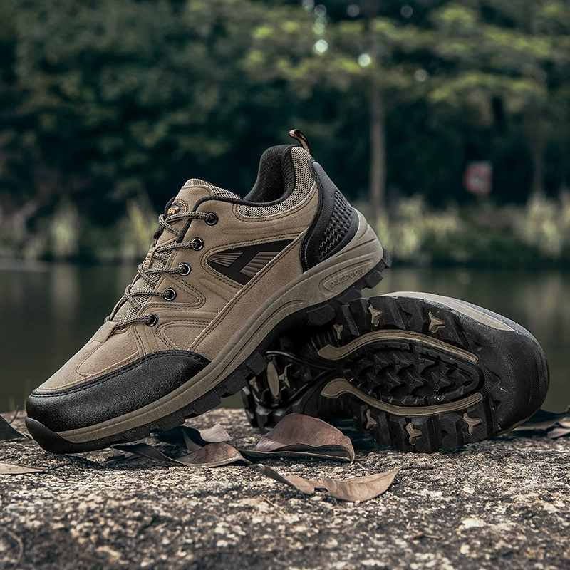 (⏰Limited Time Sale 70% OFF) Men's Outdoor Hiking Shoes - Wide Toe, Arch Support, Waterproof, Anti-Slip, Anti-Puncture, Anti-Smash, Light Hiking and Daily Work