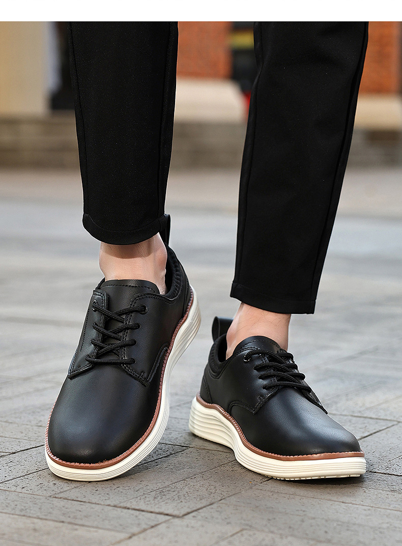 ⏰LAST DAY - 60% OFF🛒 Men’s Comfortable Lace-Up Brogue Sneakers – Ultra-Lightweight & Breathable Woven Upper, Arch Support, Wide-Toe Fit, Shock-Absorbing Sole for All-Day Comfort