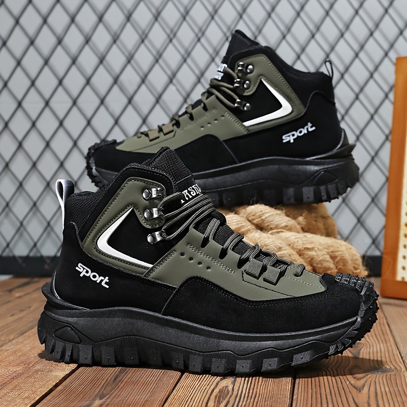 (⏰Limited Time Sale 70% OFF) Men's Outdoor Hiking Boots Work Boots Snow Boots- Waterproof, Non-Slip, Puncture-Proof And Smash-Proof; Correct Arch Support And Wide Toe - Suitable For Daily Wear And Outdoor Adventures