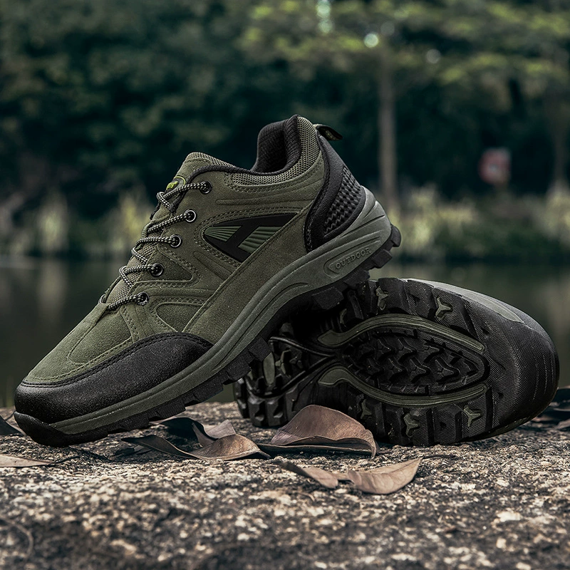(⏰Limited Time Sale 70% OFF) Men's Outdoor Hiking Shoes - Wide Toe, Arch Support, Waterproof, Anti-Slip, Anti-Puncture, Anti-Smash, Light Hiking and Daily Work