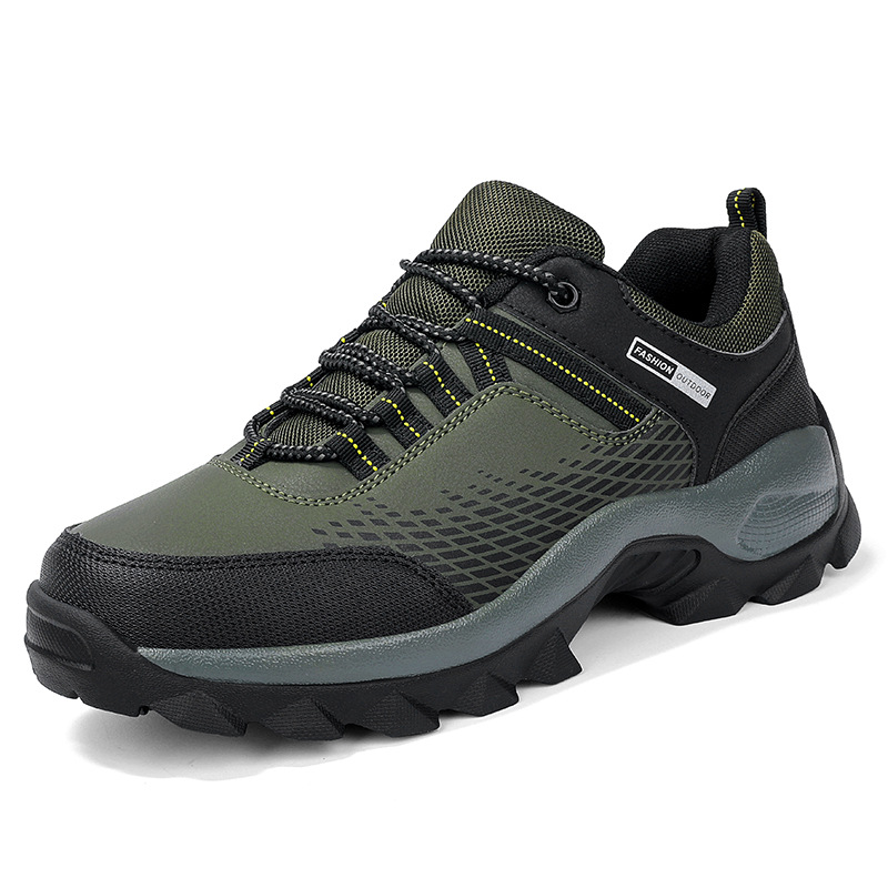 (⏰Limited Time Sale 70% OFF) Men's Wear Resistant Waterproof Non-slip Anti-skid Anti-puncture Hiking Shoes Orthopedic Wide Toe Arch Support Walking Shoes