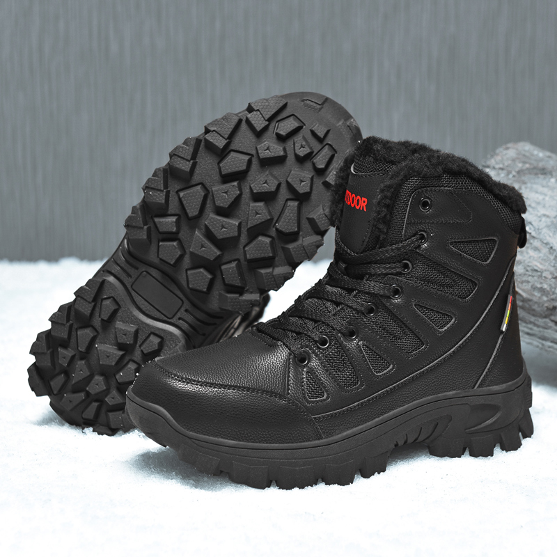 (⏰Limited Time 70% OFF🛒) Men Combat Boots Waterproof Non-Slip Hiking Boots Anti-Puncture Anti-Sprain Work Boots