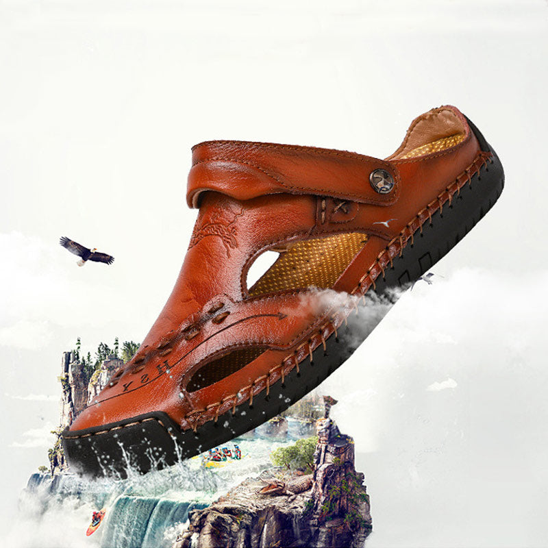 MEN'S CASUAL BREATHABLE HANDMADE  SANDALS(BUY 2 FREE SHIPPING)