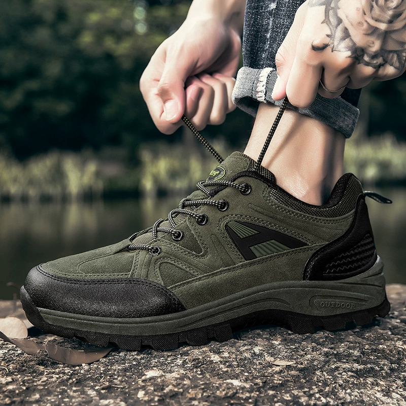(⏰Limited Time Sale 70% OFF) Men's Outdoor Hiking Shoes - Wide Toe, Arch Support, Waterproof, Anti-Slip, Anti-Puncture, Anti-Smash, Light Hiking and Daily Work