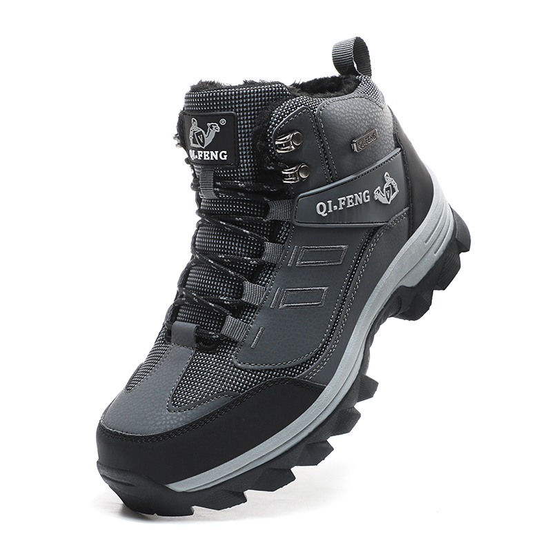 (⏰Limited Time Sale 70% OFF) Men's Orthopedic Hiking Boots - Safe and Comfortable Work Boots - Waterproof, Slip-resistant, Impact-resistant, and Puncture-resistant - Wide Toe, Arch Support, and Ankle Support - Money-back Guarantee if ineffective.