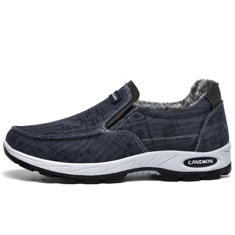 ⏰Limited Time Sale 70% OFF -Men’s Fleece-Lined Orthopedic Slip-On Sneakers — Waterproof, Slip-Resistant, Arch Support, Wide Toe Box; Ideal for Daily Commutes, Long-Distance Travel & Outdoor Walking