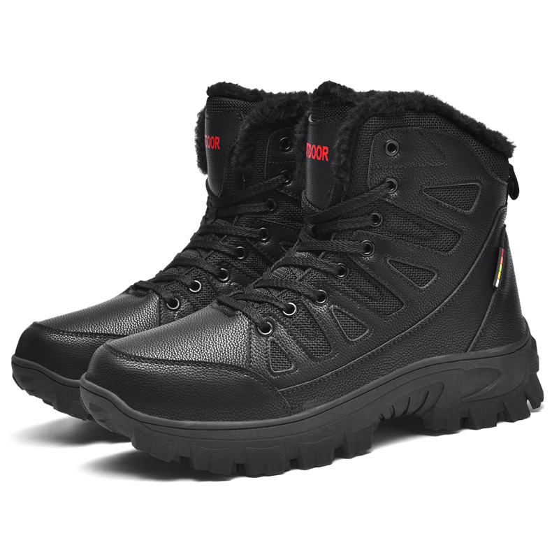 (⏰Limited Time 70% OFF🛒) Men Combat Boots Waterproof Non-Slip Hiking Boots Anti-Puncture Anti-Sprain Work Boots