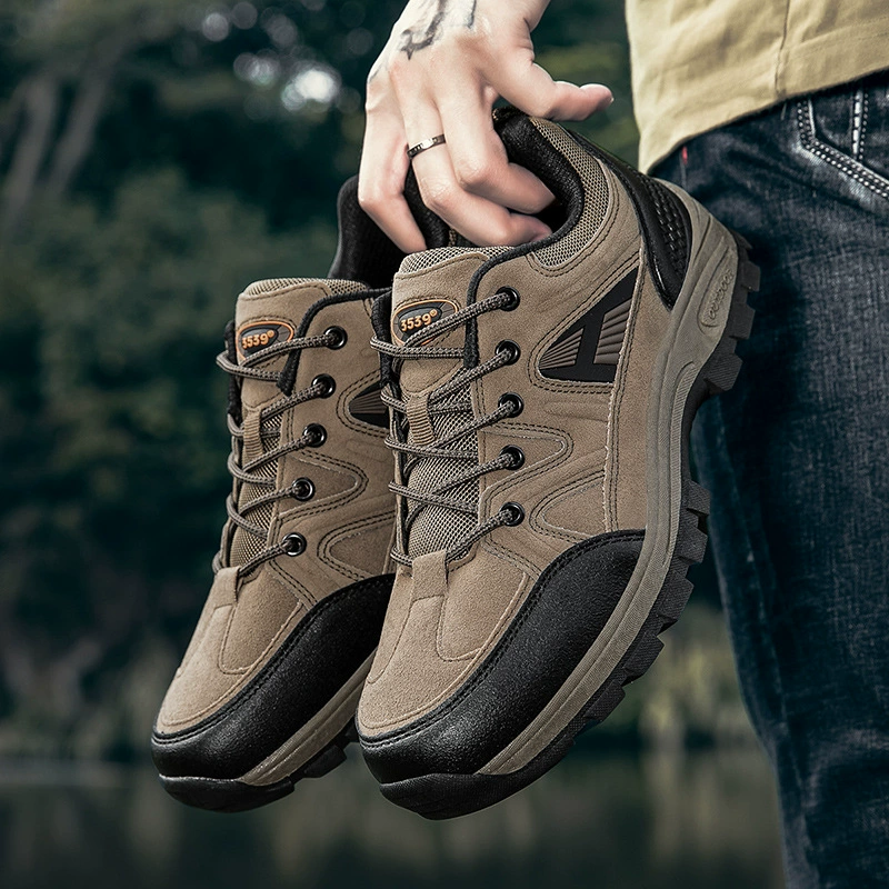 (⏰Limited Time Sale 70% OFF) Men's Outdoor Hiking Shoes - Wide Toe, Arch Support, Waterproof, Anti-Slip, Anti-Puncture, Anti-Smash, Light Hiking and Daily Work