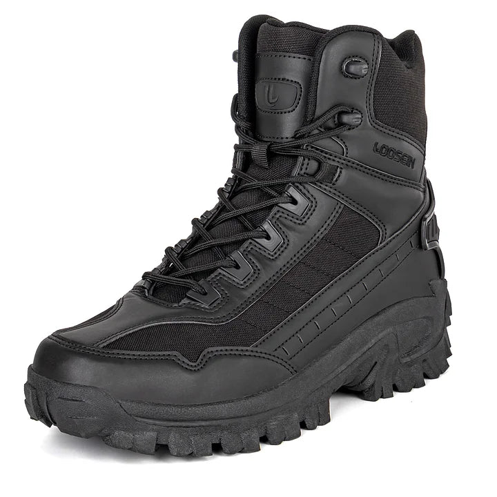 (🎁Free Socks Giveaway🧦) Mens Orthopedic Support Anti-Puncture Work Boots Waterproof Anti-Sprain Hiking Boots