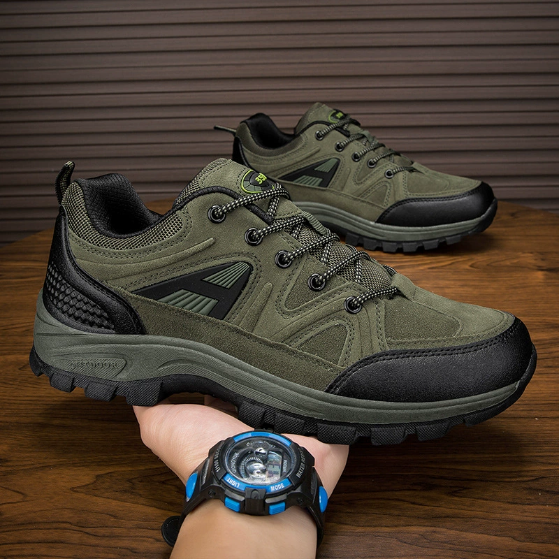 (⏰Limited Time Sale 70% OFF) Men's Outdoor Hiking Shoes - Wide Toe, Arch Support, Waterproof, Anti-Slip, Anti-Puncture, Anti-Smash, Light Hiking and Daily Work