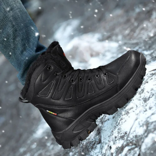 (⏰Clearance Sale - 70% OFF🔥)CushyGait Men Waterproof Anti-Sprain Hiking Boots Anti-Puncture Work Boots Motorcycle Boots