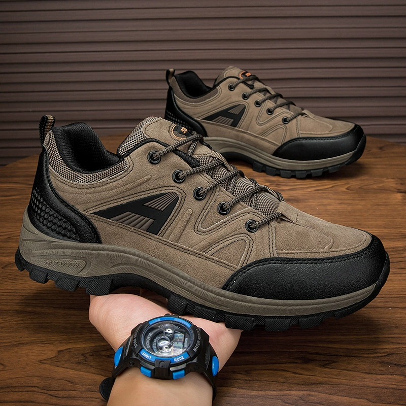(⏰Limited Time Sale 70% OFF) Men's Outdoor Hiking Shoes - Wide Toe, Arch Support, Waterproof, Anti-Slip, Anti-Puncture, Anti-Smash, Light Hiking and Daily Work