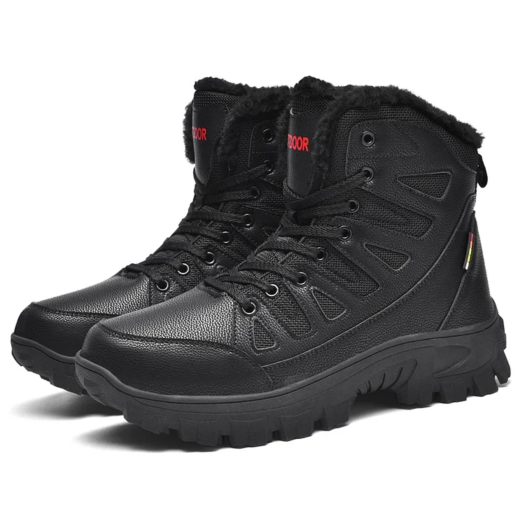(⏰Clearance Sale - 70% OFF🔥)CushyGait Men Waterproof Anti-Sprain Hiking Boots Anti-Puncture Work Boots Motorcycle Boots