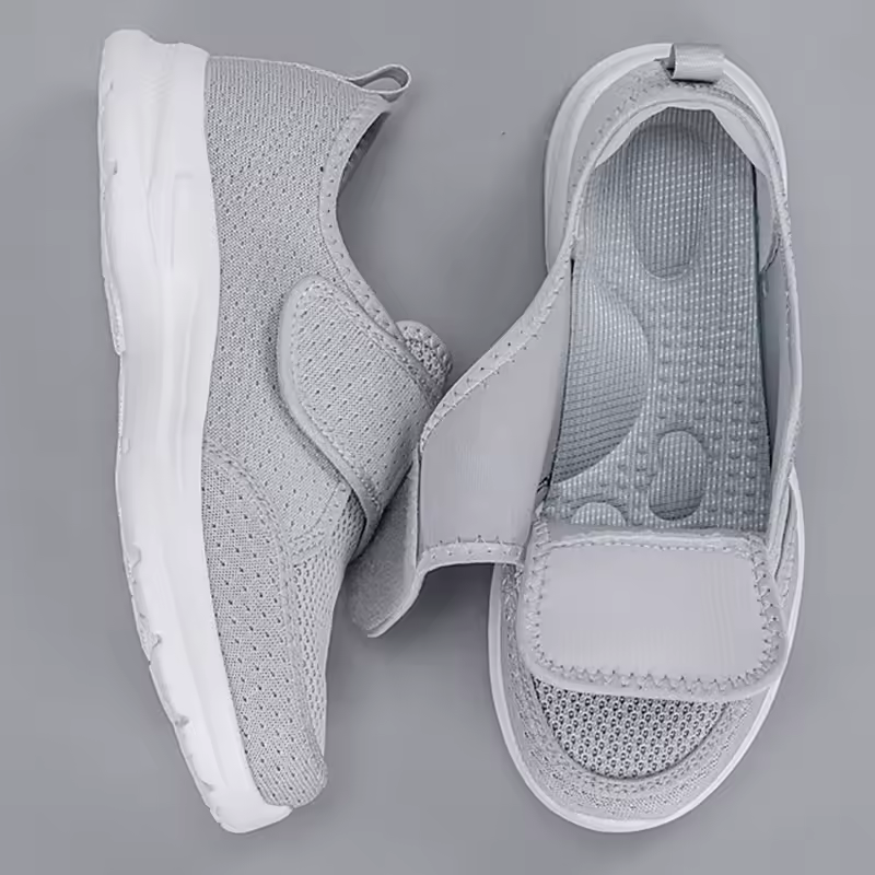 🔥 Step Into Comfort! Women's Extra Wide Cushion Walking Shoes - Easy Adjustable ⚡