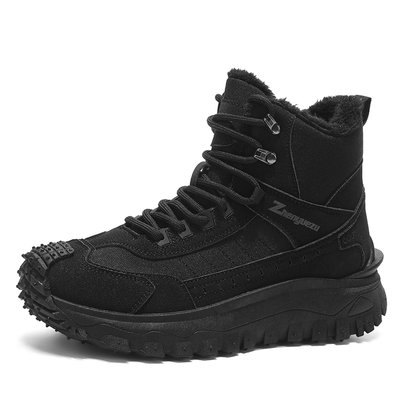 (⏰Limited Time Sale 70% OFF) Men's Outdoor Warm Hiking Boots/Work Boots - Waterproof, Slip-resistant, Puncture-resistant, Impact-resistant; Proper Arch Support and Wide Toe - Suitable for Everyday Wear and Outdoor Adventures