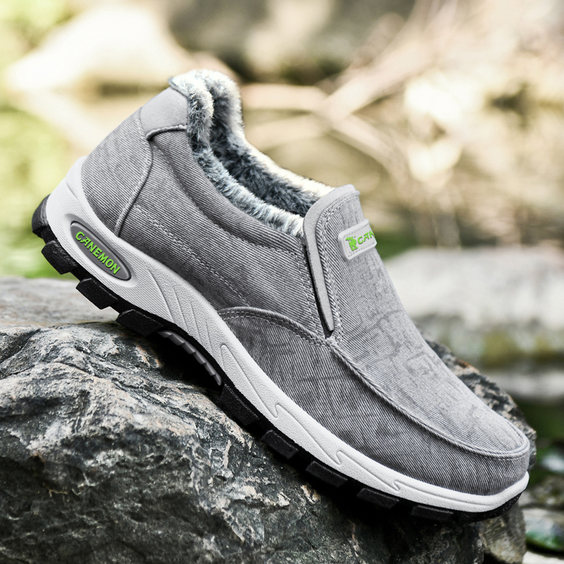 ⏰Limited Time Sale 70% OFF -Men’s Fleece-Lined Orthopedic Slip-On Sneakers — Waterproof, Slip-Resistant, Arch Support, Wide Toe Box; Ideal for Daily Commutes, Long-Distance Travel & Outdoor Walking