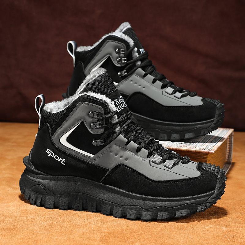 (⏰Limited Time Sale 70% OFF) Men's Outdoor Hiking Boots Work Boots Snow Boots- Waterproof, Non-Slip, Puncture-Proof And Smash-Proof; Correct Arch Support And Wide Toe - Suitable For Daily Wear And Outdoor Adventures