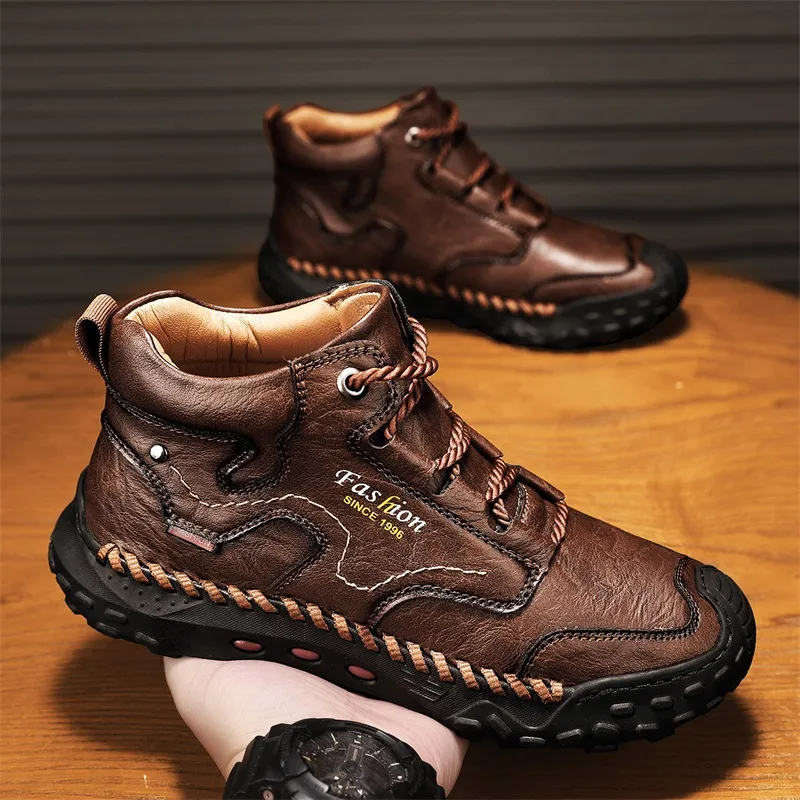 📢Last day deals 70% OFF⏰Men's Hand-Sewn Composite toe Cowhide Shoes Casual Shoes