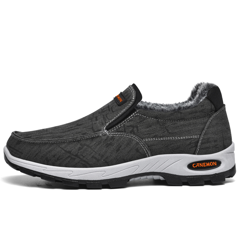 ⏰Limited Time Sale 70% OFF -Men’s Fleece-Lined Orthopedic Slip-On Sneakers — Waterproof, Slip-Resistant, Arch Support, Wide Toe Box; Ideal for Daily Commutes, Long-Distance Travel & Outdoor Walking