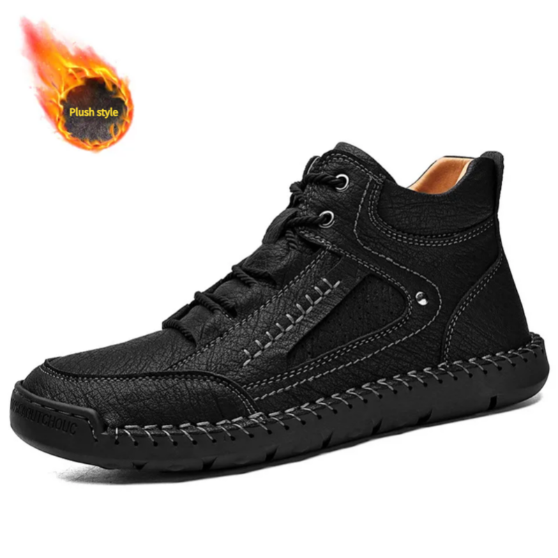 💥Last day deals 70% OFF💥Men's Outdoor Leather Hand-Stitched Non-Slip Waterproof Arch Support Boots