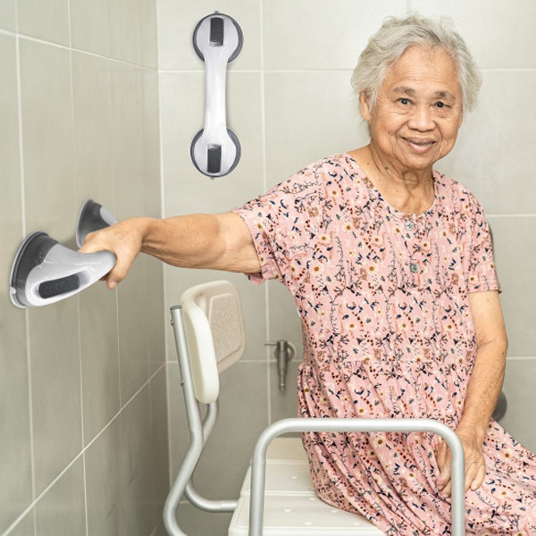 🛁 Safety Non-Slip Handle for Shower and Bath ✨ Stable Bathroom Support Grab Bar for Seniors